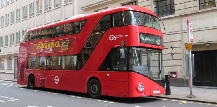 Go-Ahead London New Routemaster LT303